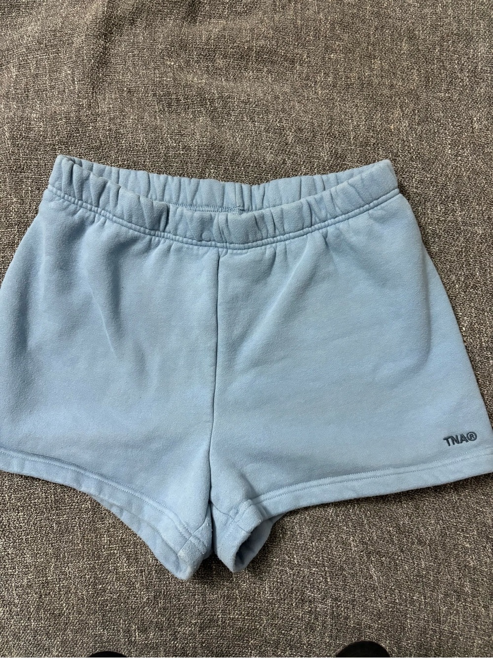 TNA Pale Blue Girls' Fleece Shorts